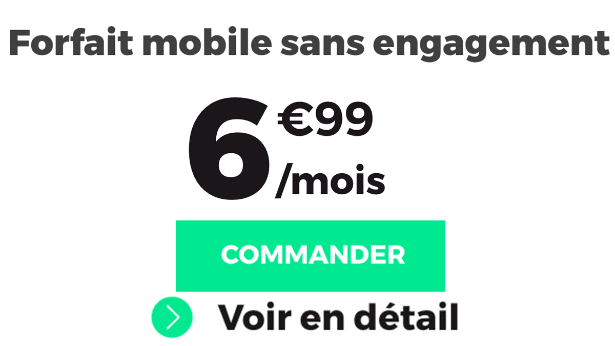 RED by SFR forfait en promo