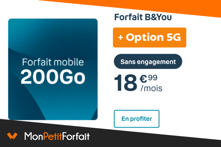 NRJ B&You forfaits mobiles 5G