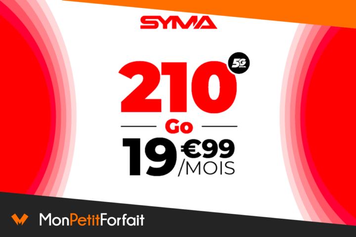 Syma vs Free forfaits 5G 210 Go