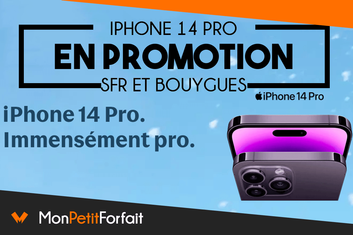 iPhone 14 Pro en promotion bouygues sfr