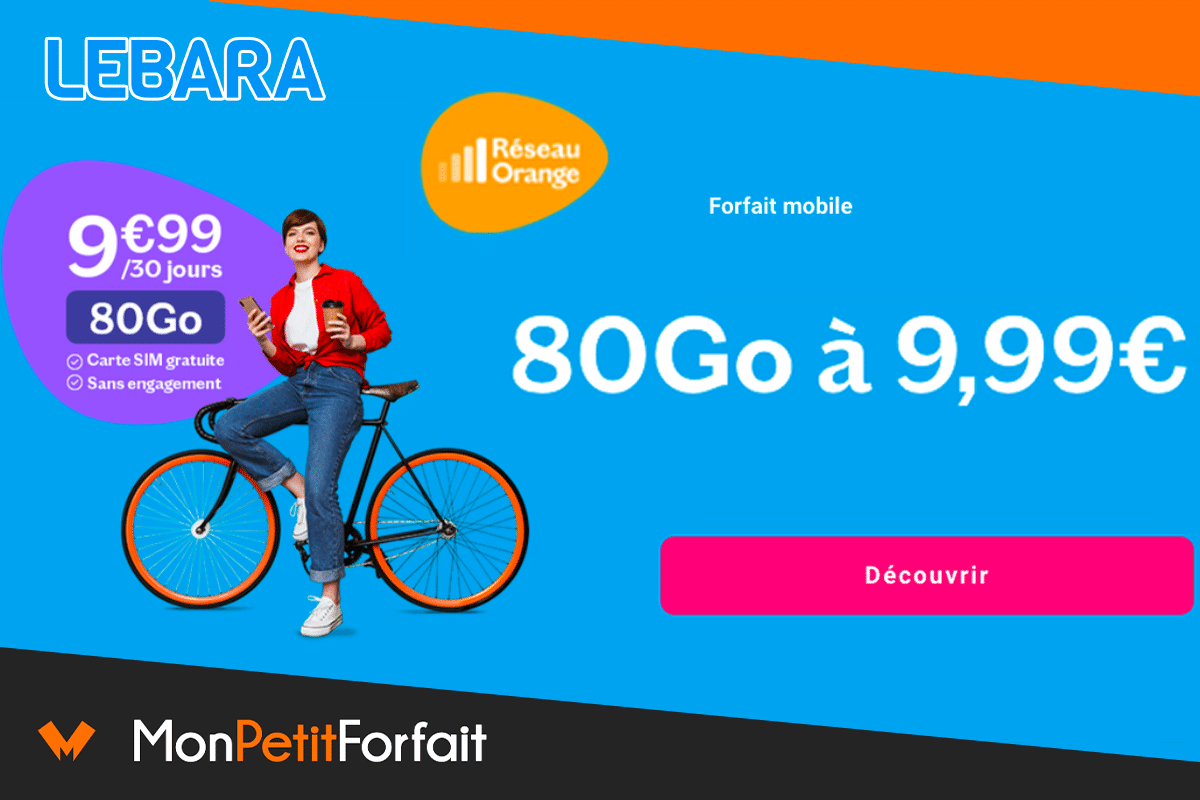 Lebara Mobile forfaits sans engagement avec la 4G d
