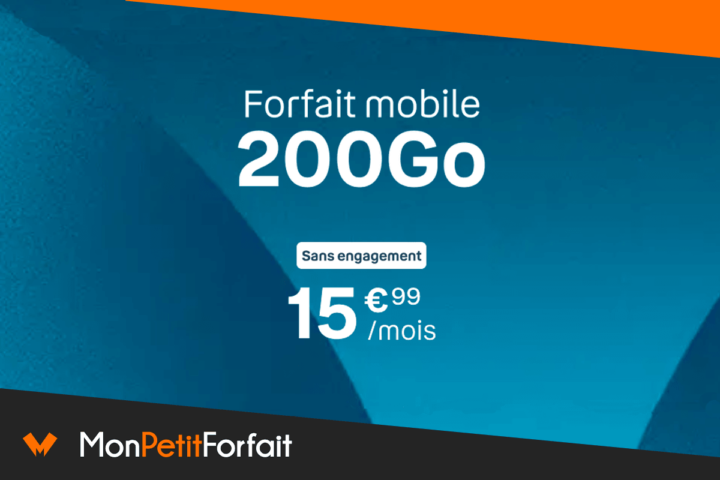 Forfaits mobiles 200 Go en promo