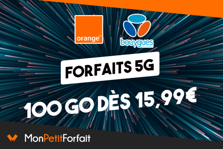 Forfaits 5G deux promos Orange Bouygues