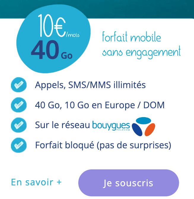 Source Mobile forfait durable