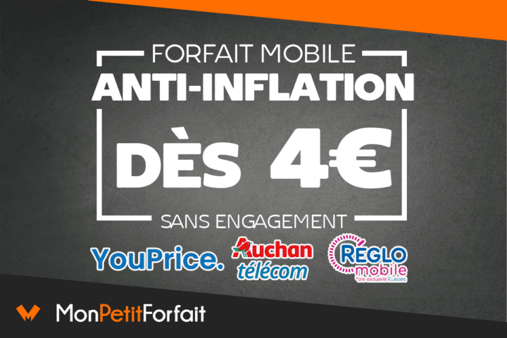 Offre en promo forfait mobile anti-inflation