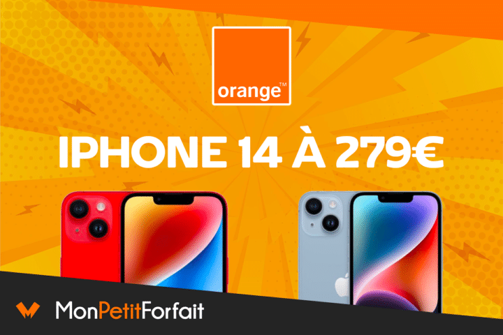 iPhone 14 en promo Orange