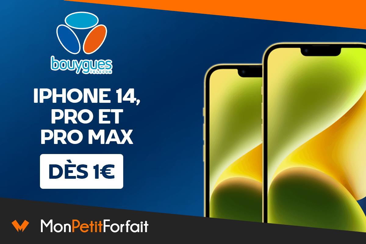 iPhone 14, Pro és Pro Max Promo Bouygues