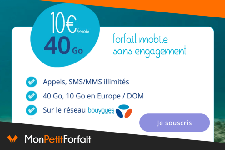 Forfait 40 Go Source Mobile