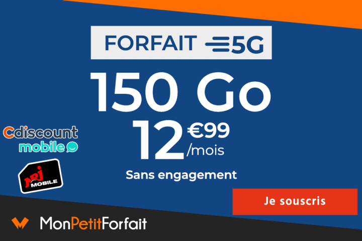 Forfaits 5G deux offres 12,99€