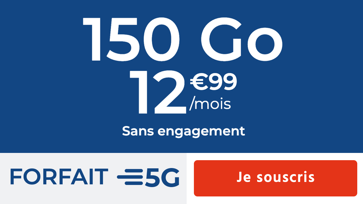 Cdiscount forfait mobile 5G
