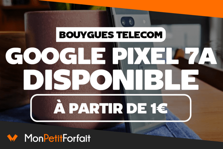 Google Pixel 7a en promotion