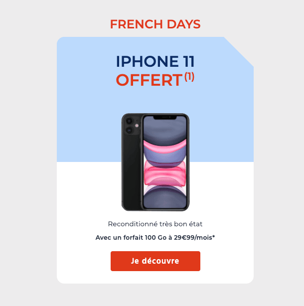 French Days iPhone gratuit
