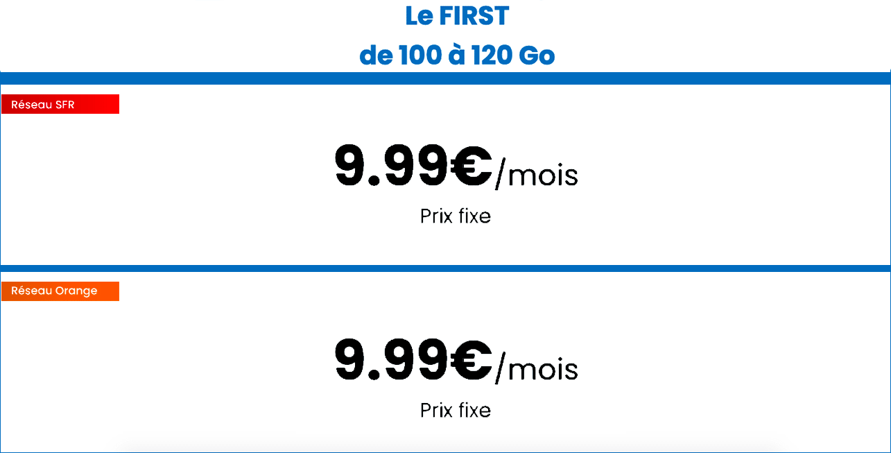 Forfait 100 Go YouPrice First