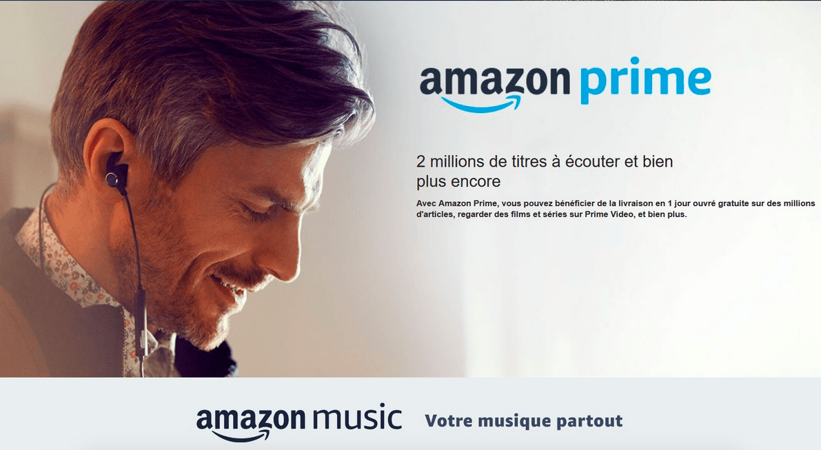 Forfait mobile avec Amazon Prime Music