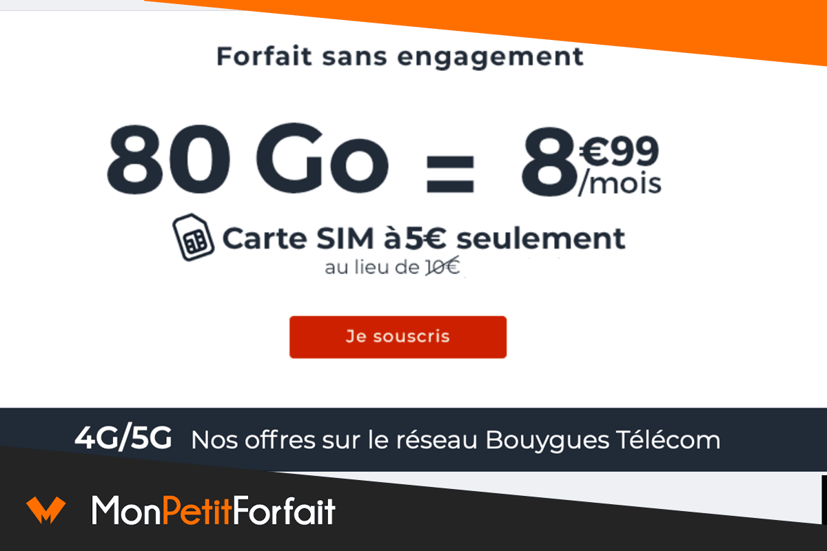 Forfait mobile Cdiscount