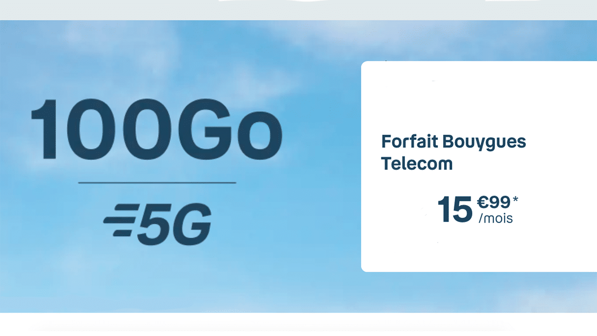Forfait mobile 5G Bouygues