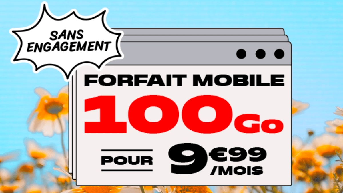 Forfait 100 Go forfait mobile en promo