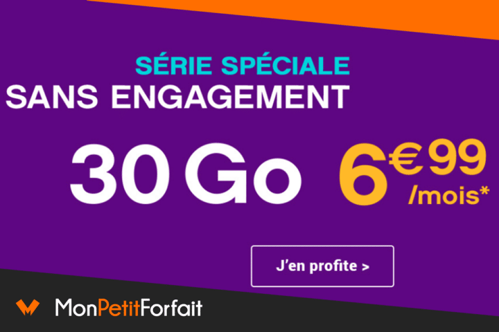Coriolis Telecom forfait mobile 30 Go