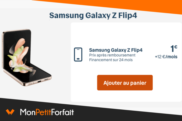 Promo Samsung Galaxy Z Flip4 deux opérateurs