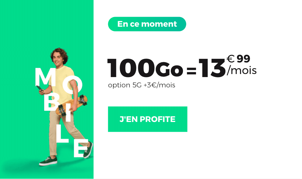 Forfait mobile 100 Go RED by SFR