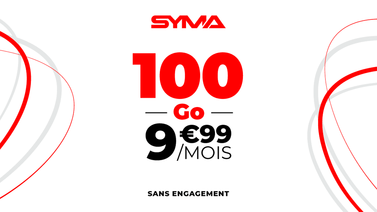 Syma Mobile forfait 100 Go