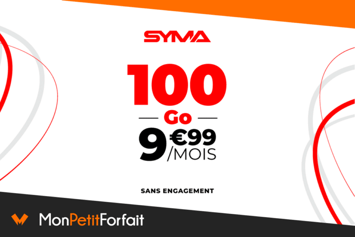 Forfait 100 Go option 5G Syma Mobile