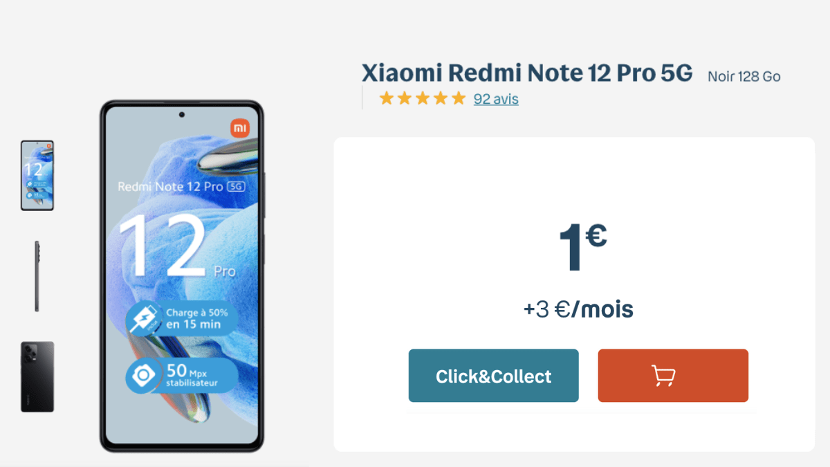 Smartphone Xiaomi en promotion