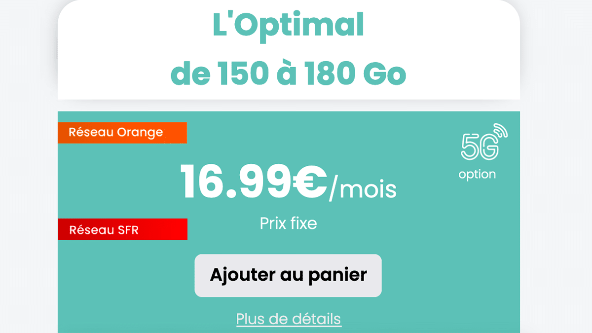 YouPrice Optimal 150 Go