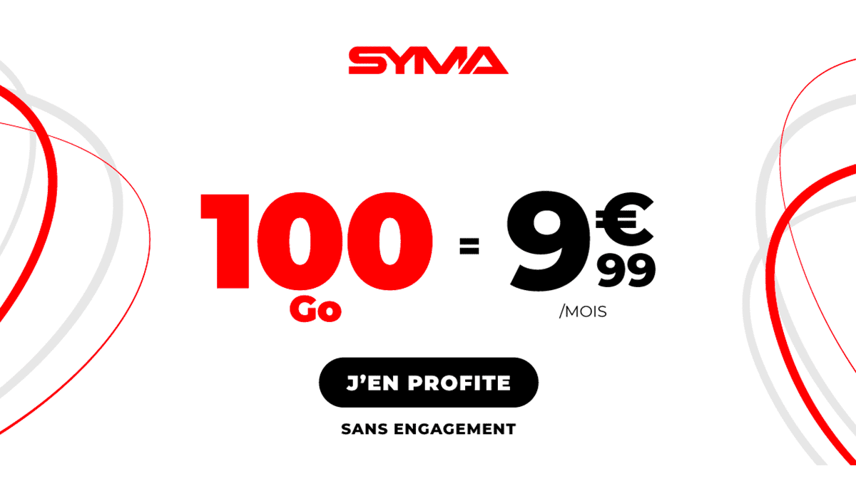 Forfait 100 Go Syma Mobile