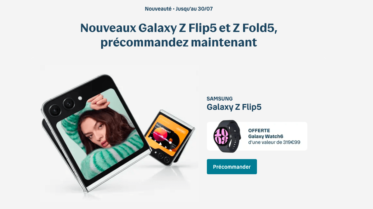 Galaxy Z Fold5 Bouygues Telecom