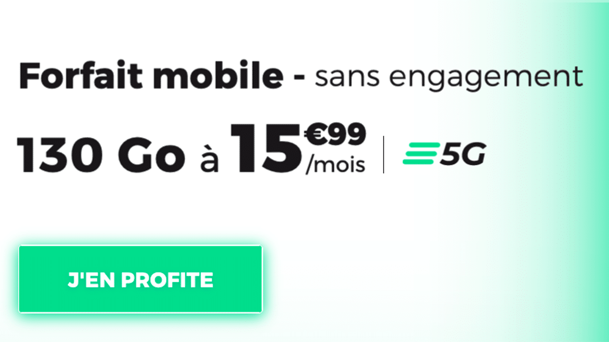 Forfait en promo RED by SFR 5G