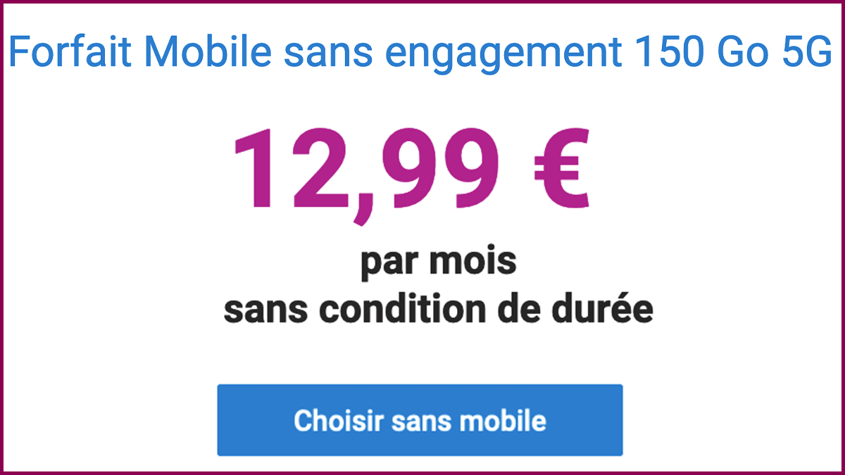 Forfait mobile Coriolis Telecom