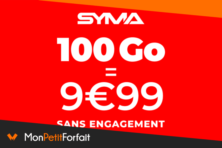 100 Go sans engagement chez Syma Mobile
