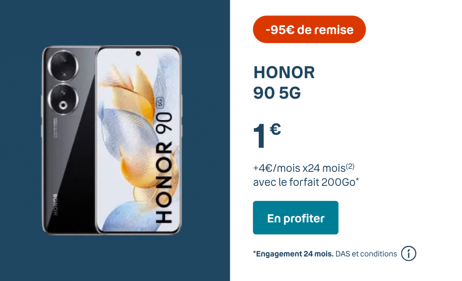 Honor 90 5G French Days Bouygues