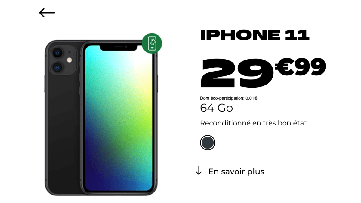 iPhone 11 en promo French Days