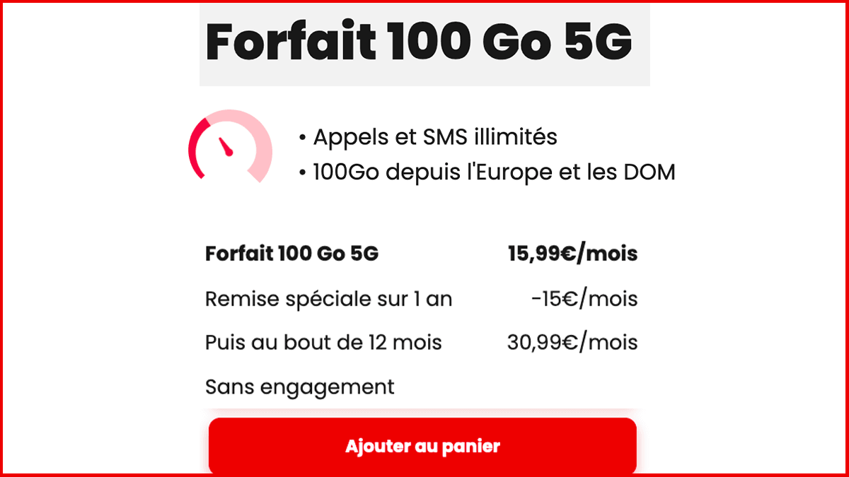 Forfait 5G SFR