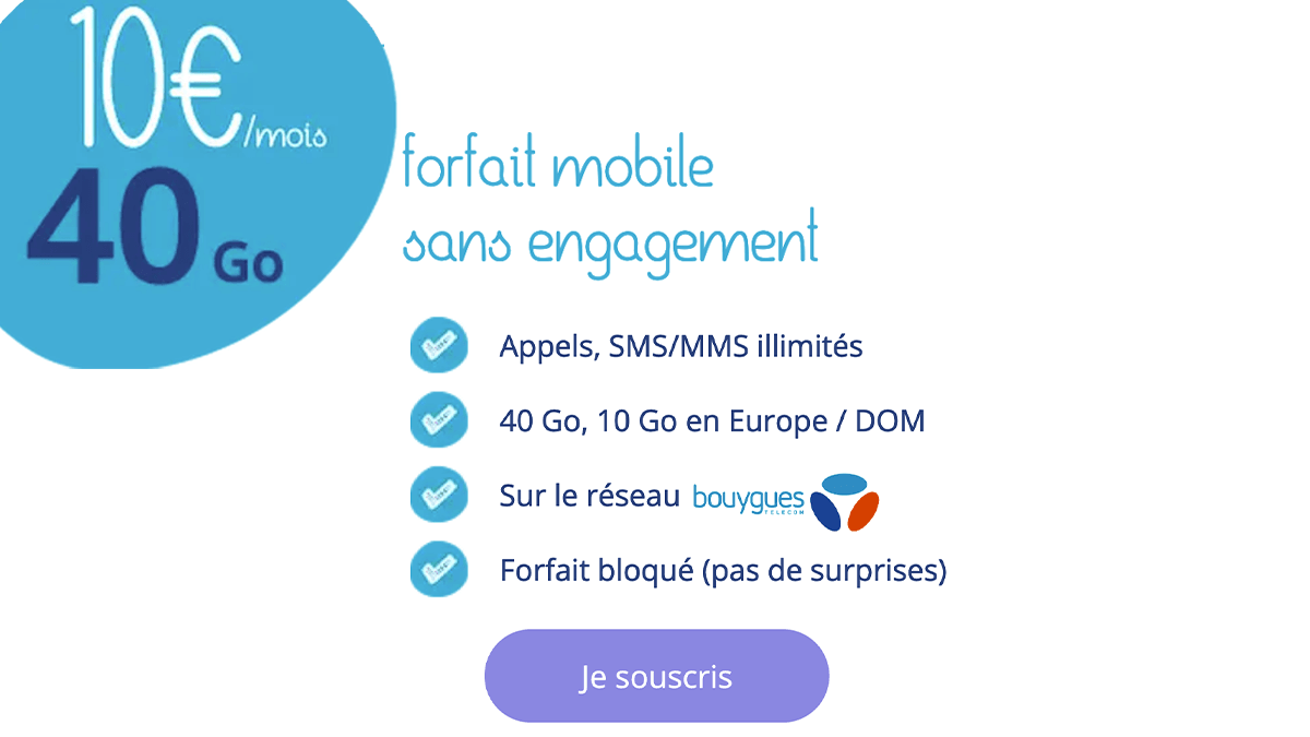 Forfait mobile Source Mobile