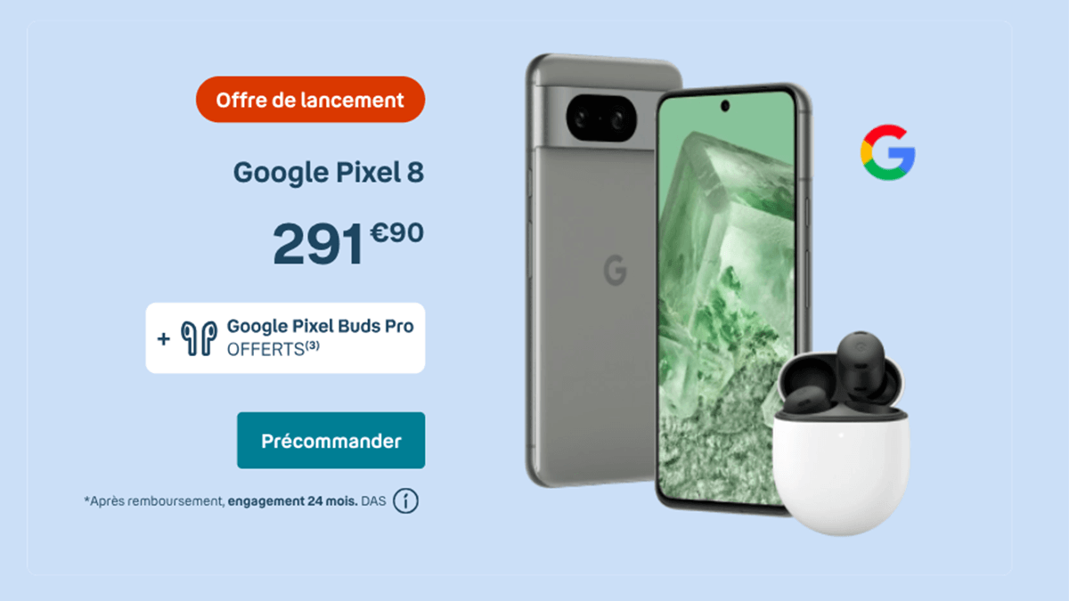 Bouygues Telecom forfait mobile Pixel 8