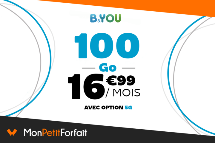 B&You forfait mobile option 5G