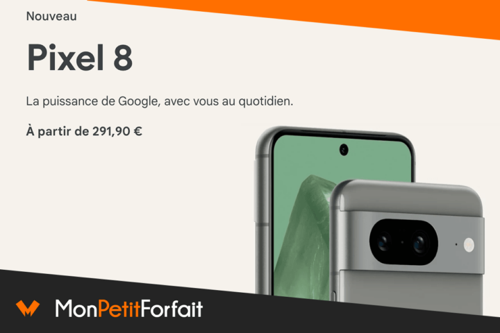Google Pixel 8 sortie smartphone
