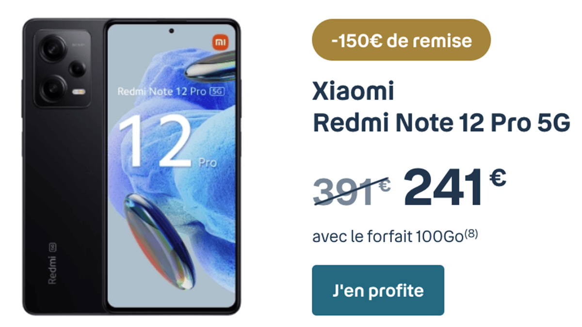 Bouygues Telecom Xiaomi Redmi Note 12 Pro