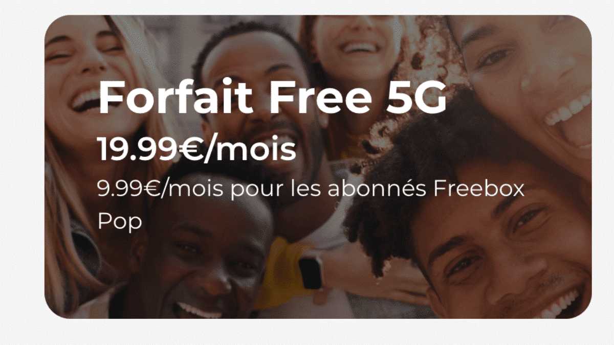 Forfait Free 5G en promo