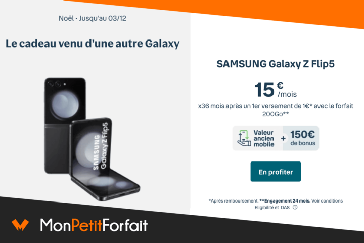 Promo Bouygues Samsung Galaxy Z Flip5