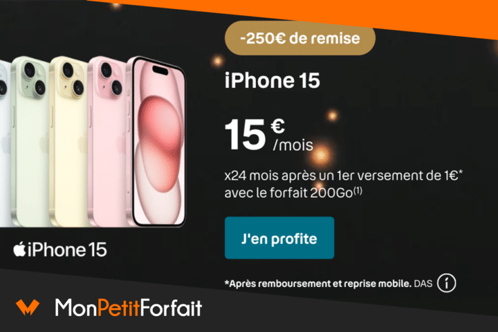 iPhone 15 Bouygues promo Black Friday