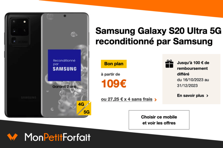 Samsung Galaxy S20 promo Orange