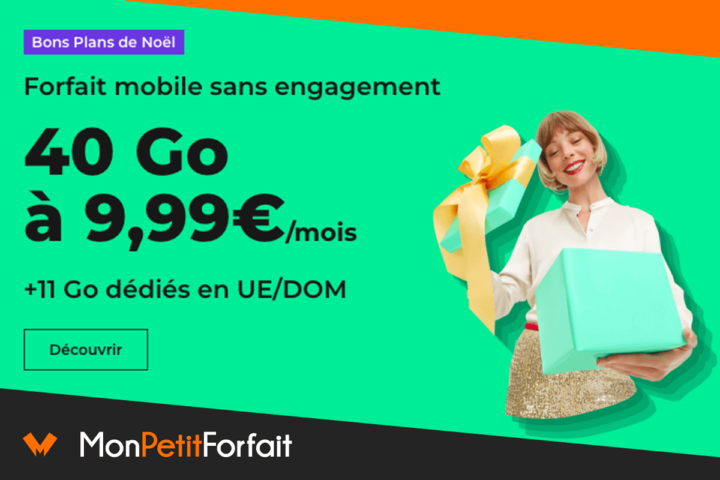 Forfait mobile RED by SFR 40 Go pas cher