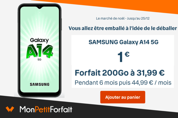 Samsung Galaxy A14 à 1€