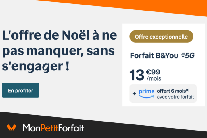 B&You forfait mobile 100 Go