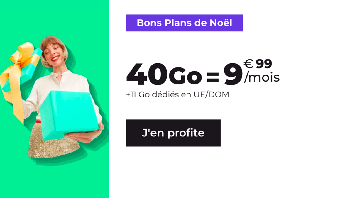 Forfait mobile 40 Go RED