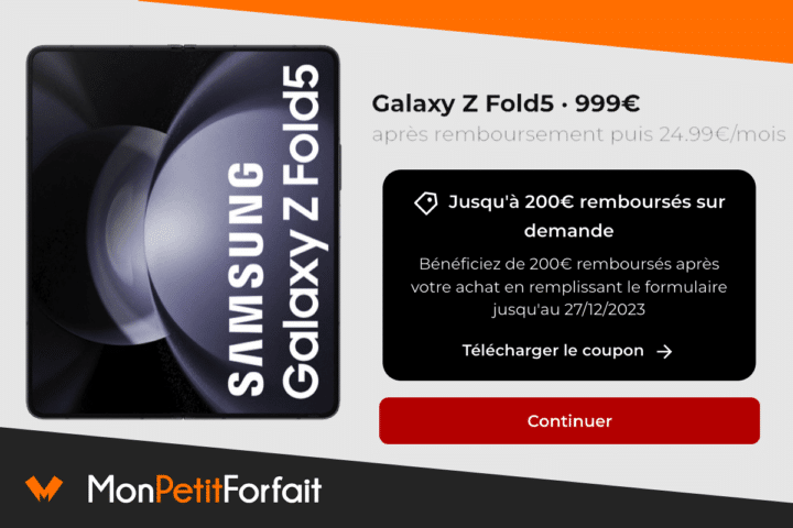 Galaxy Fold 5 en promo
